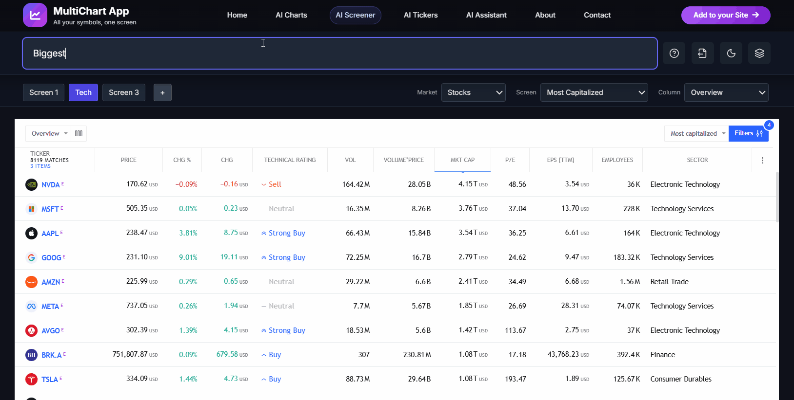 AI Screener Demo